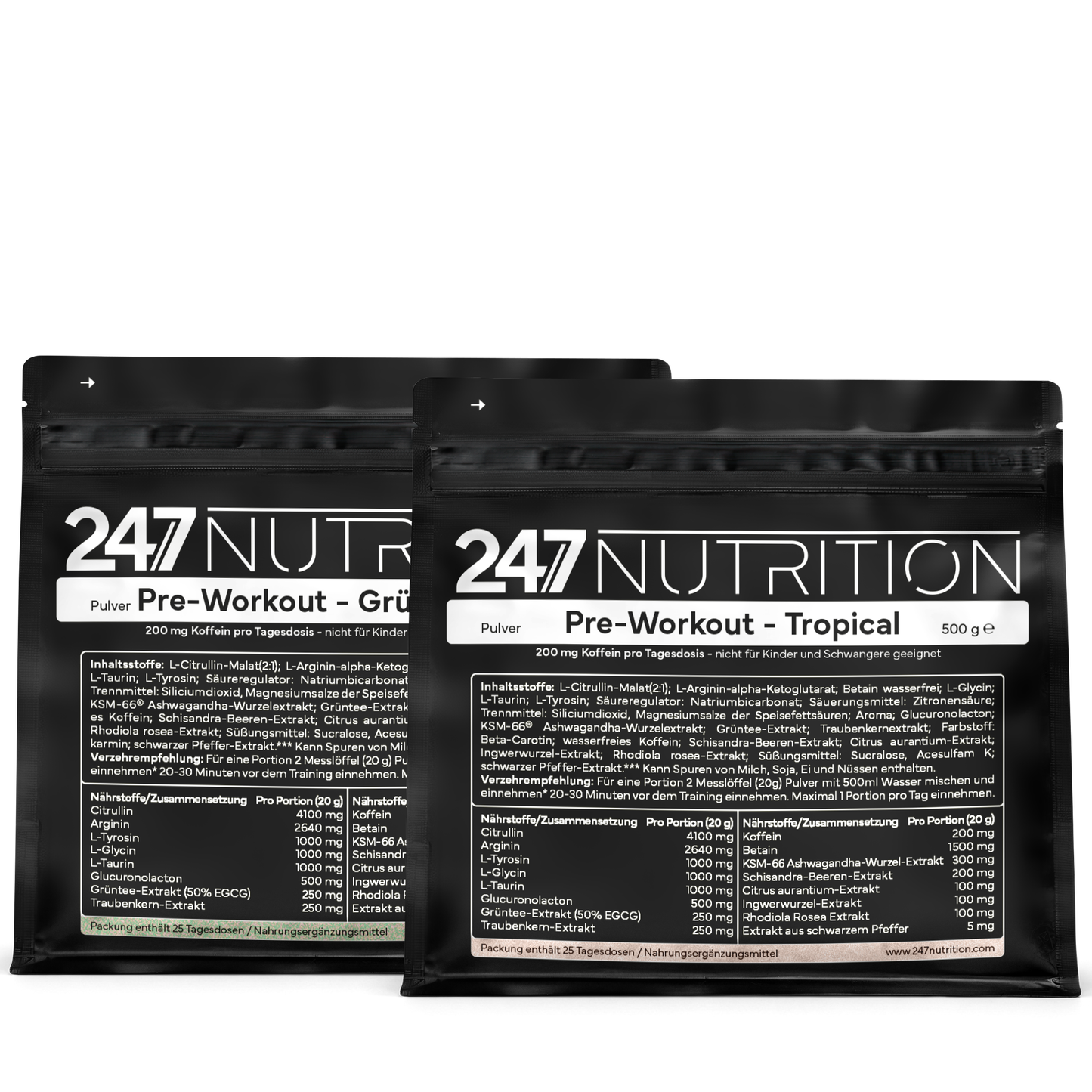 2x Pre Workout - 500g