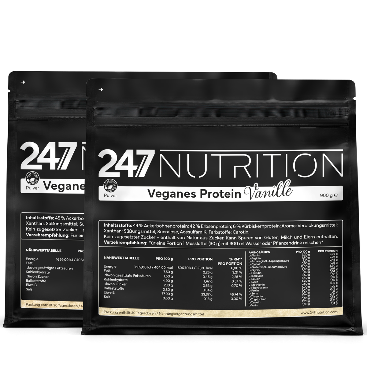 2x Veganes Protein - 900g