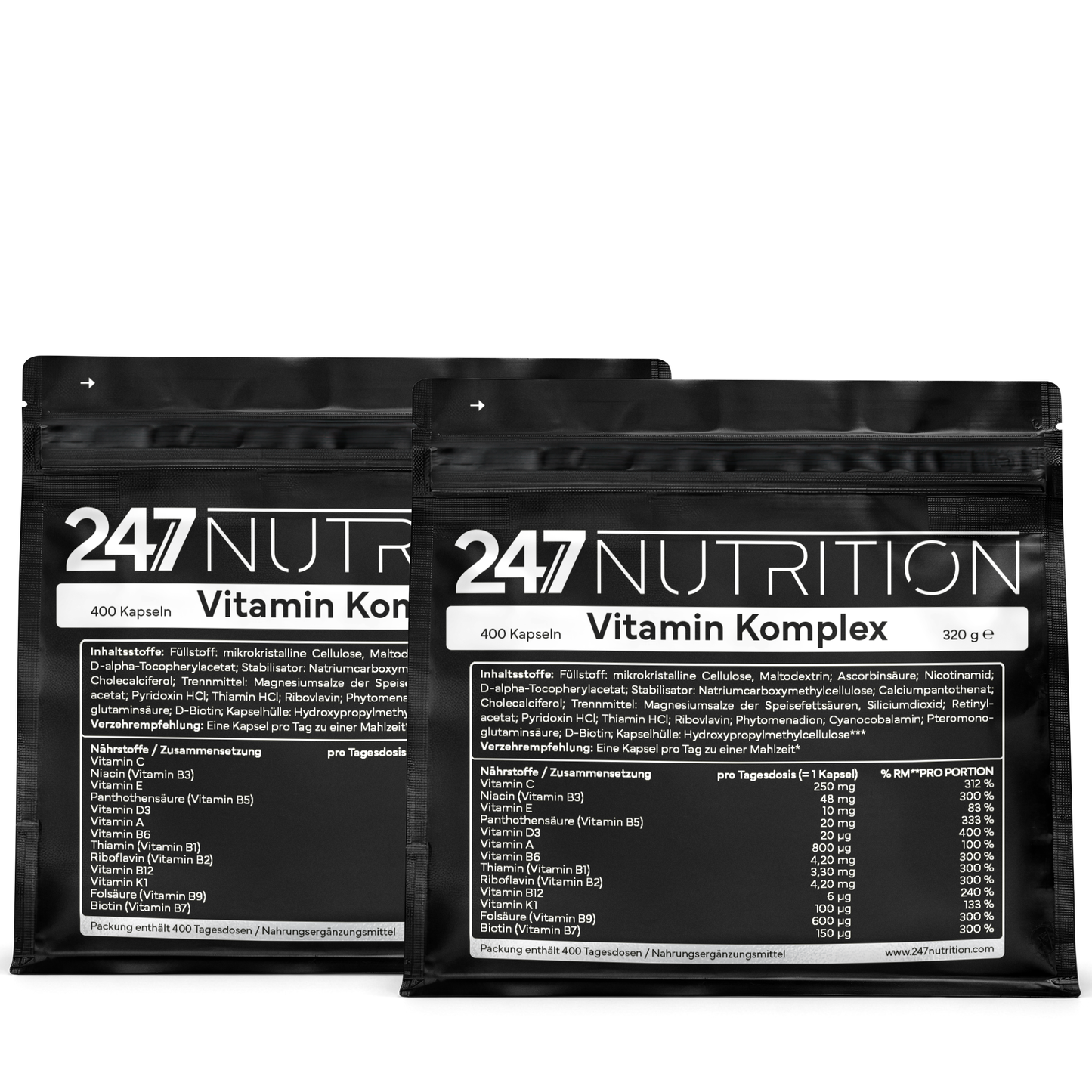 2x Vitamin Komplex - 400 Tabletten
