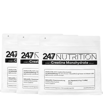 3x Creatine Monohydrate - 500g