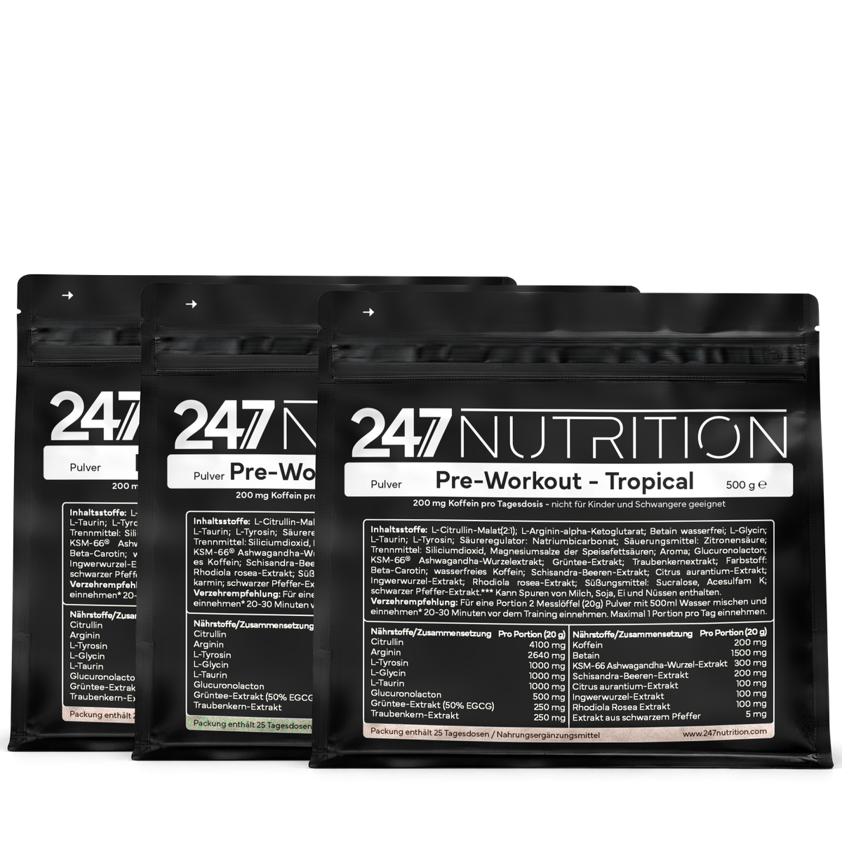 3x Pre Workout - 500g
