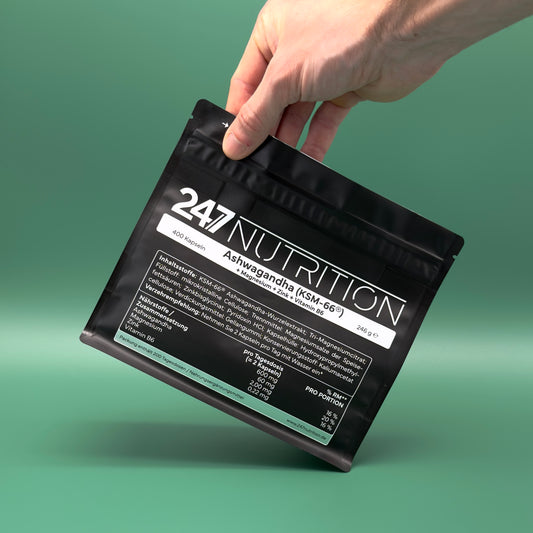 Ashwaganda + Magnesium + Zink + VitB6 - 400 Kapseln