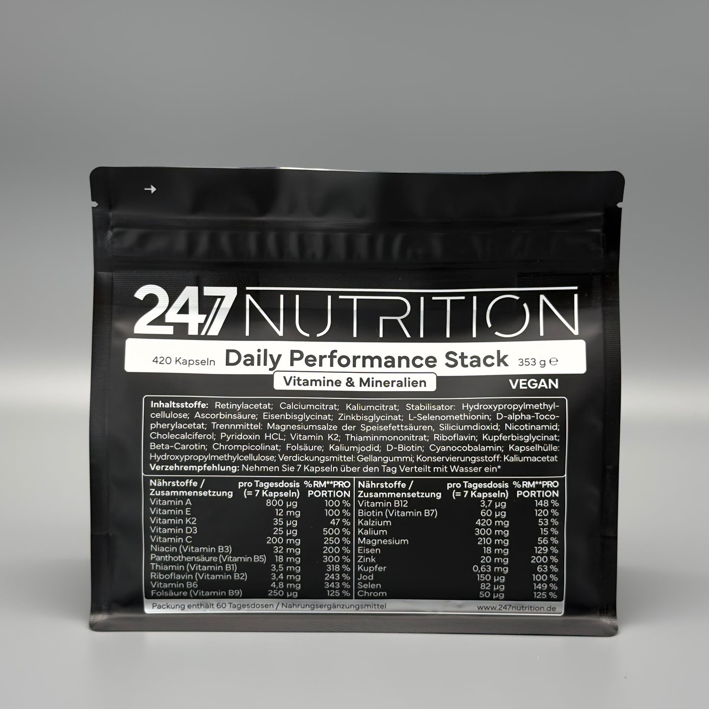 Daily Performance Stack - 420 Kapseln