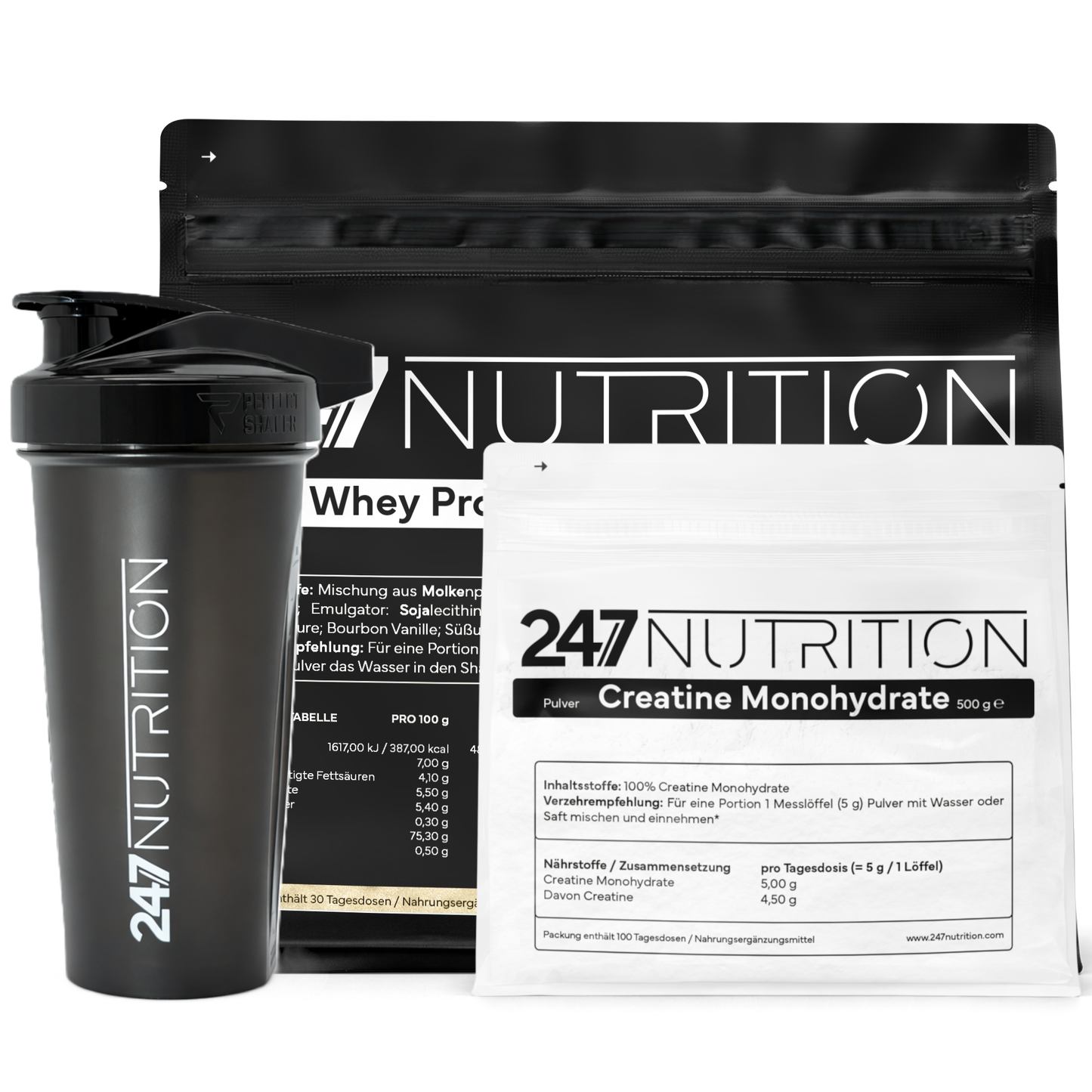 GYM DEAL I - Whey + Creatine + Shaker