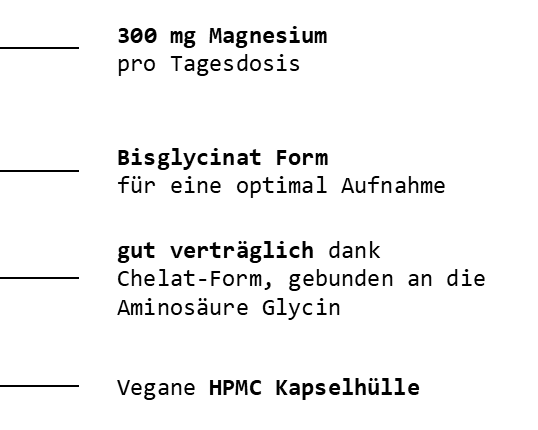 Magnesium Bisglycinate - 400 Kapseln
