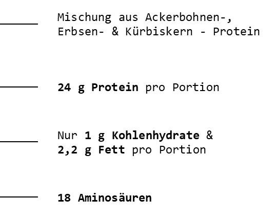 2x Veganes Protein - 900g