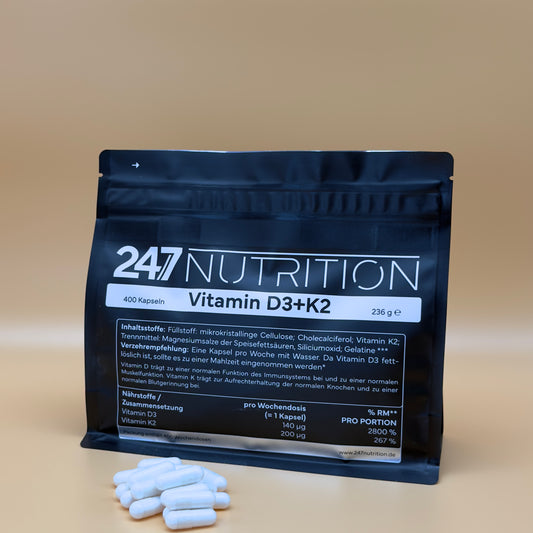 Vitamin D3+K2 - 400 Kapseln