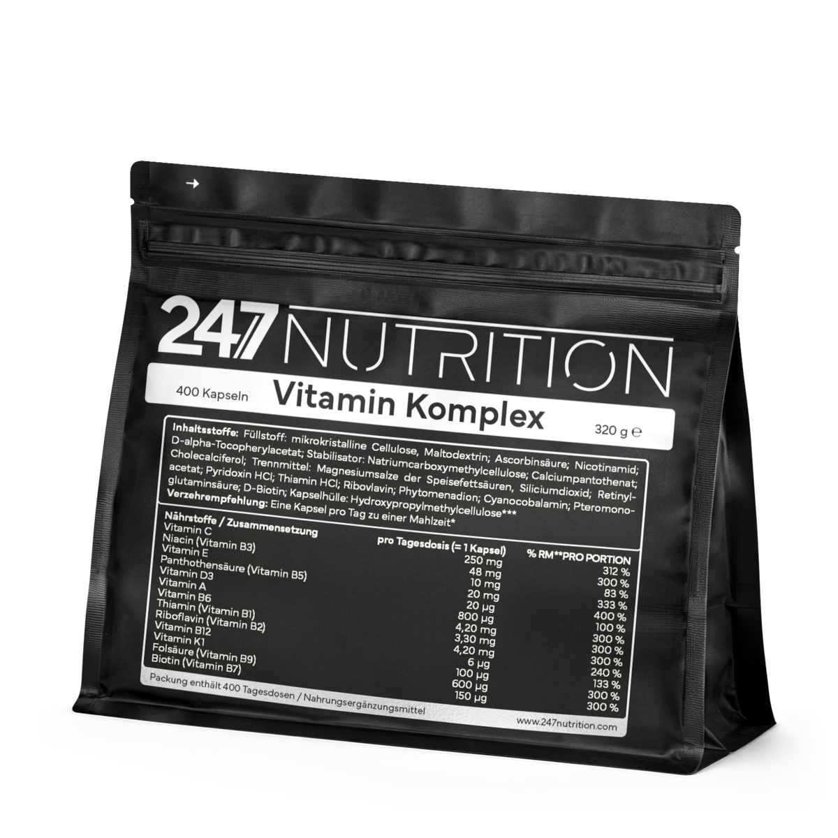 Vitamin Komplex - 400 Kapseln